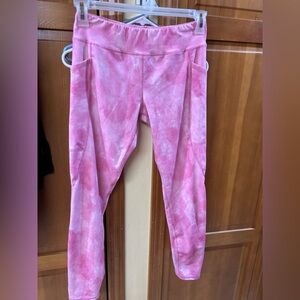 Athletic brand xxl sz 16 youth, pink yoga/exercise/lounge leggings.